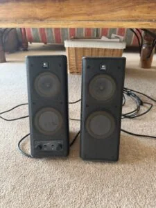 Logitech Stereo PC Speakers – Wired Desktop Speakers – Black – photo 1