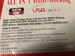 Hard Drive Docking Station – photo 4